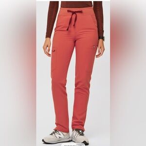 FIGS Women's Yola Skinny Scrub Pants Medium - Clay